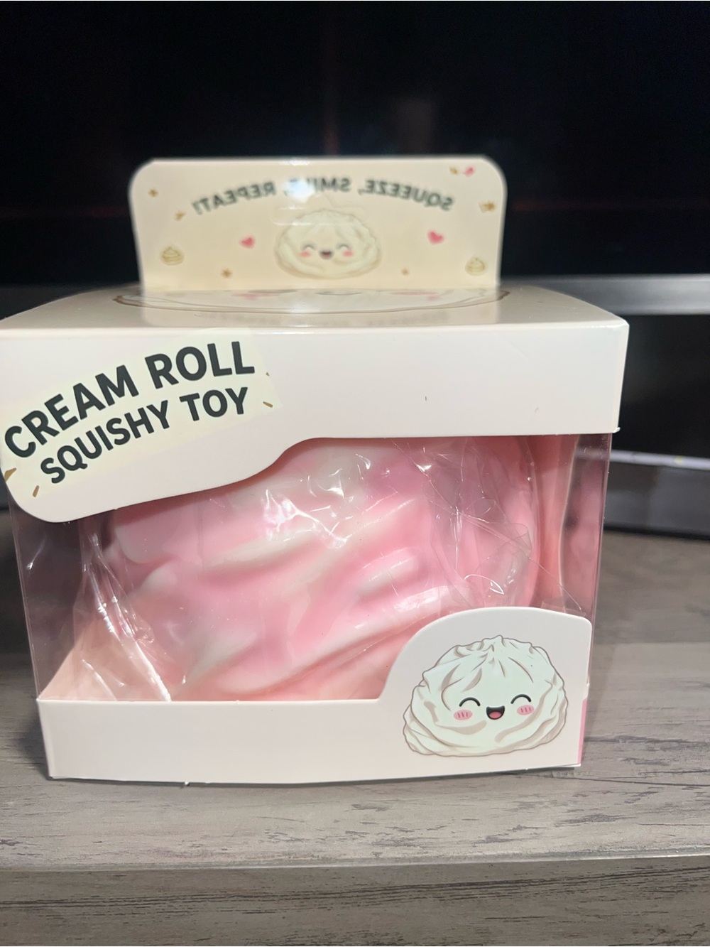 NIB Jumbo Cream Roll Squishy